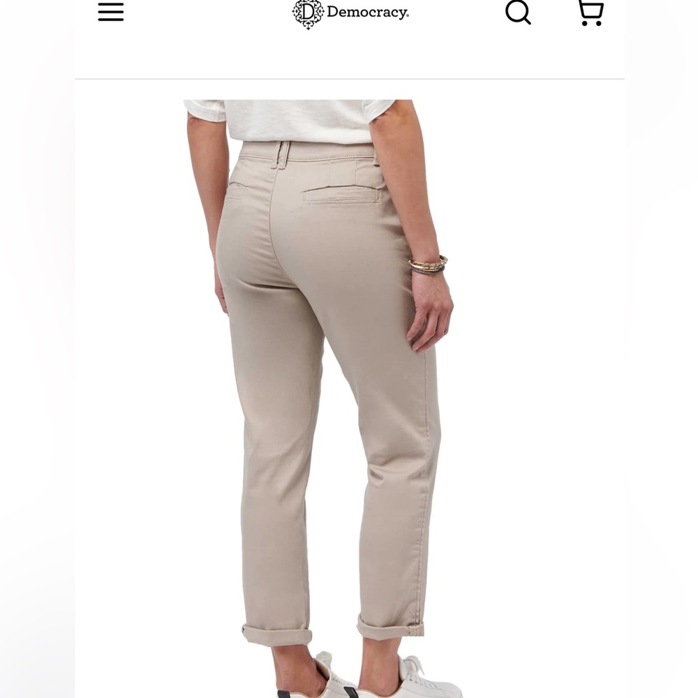 Democracy  - "Ab"solution® High Rise Roll Cuff Trouser - Picture 4 of 5